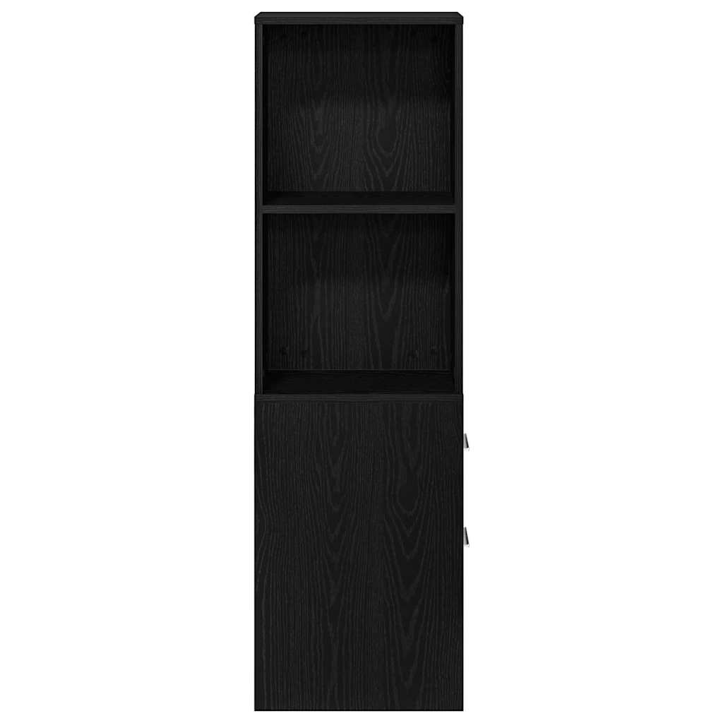 Juego de muebles de baño Roble Negro 22 x 41 x 135 cm