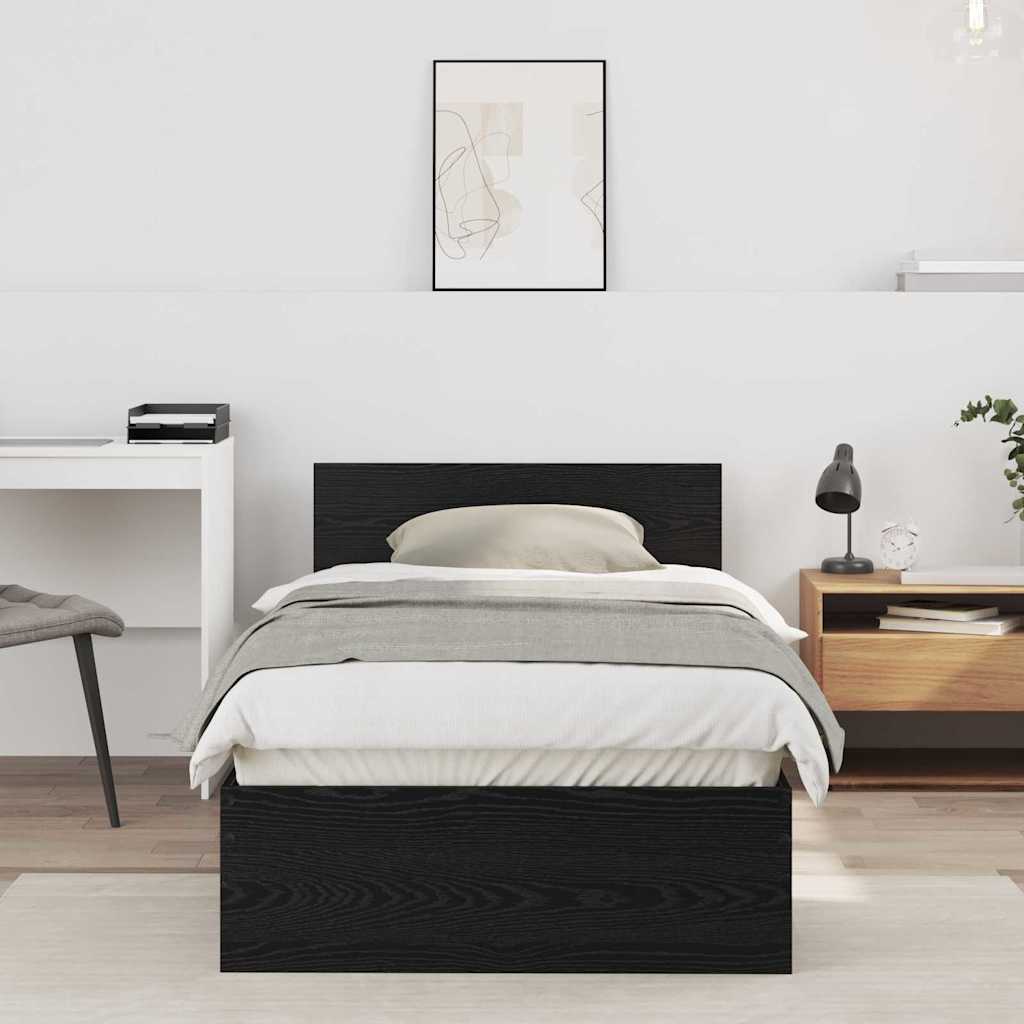 Estrutura de cama Carvalho artesanal 193 x 125 x 70 cm