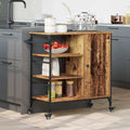 Carro de Cocina Madera vieja 87.5 x 39 x 84.5 cm
