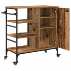Carro de Cocina Madera vieja 87.5 x 39 x 84.5 cm