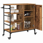 Carro de Cocina Madera vieja 87.5 x 39 x 84.5 cm