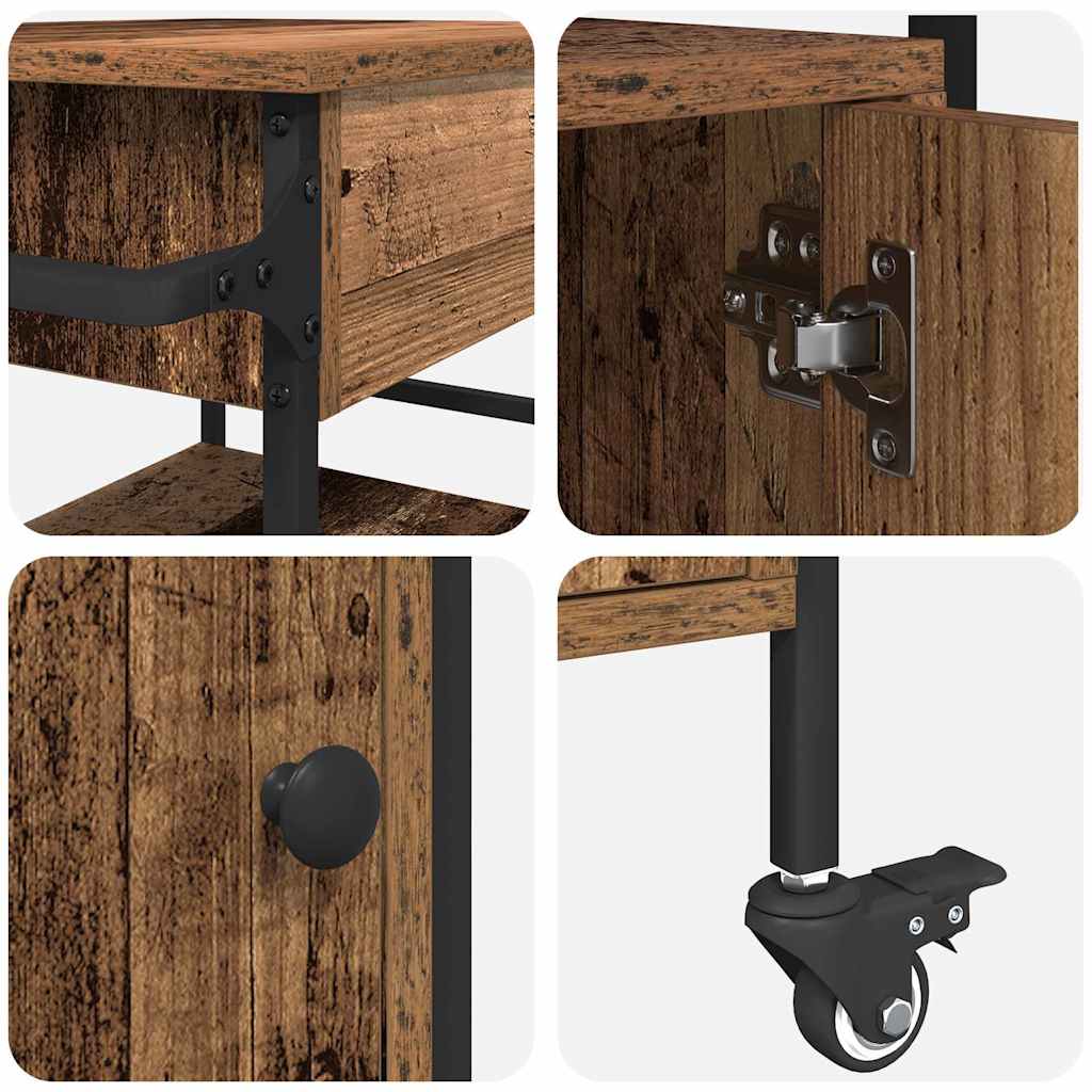 Carro de Cocina Madera vieja 56 x 43 x 89,5 cm