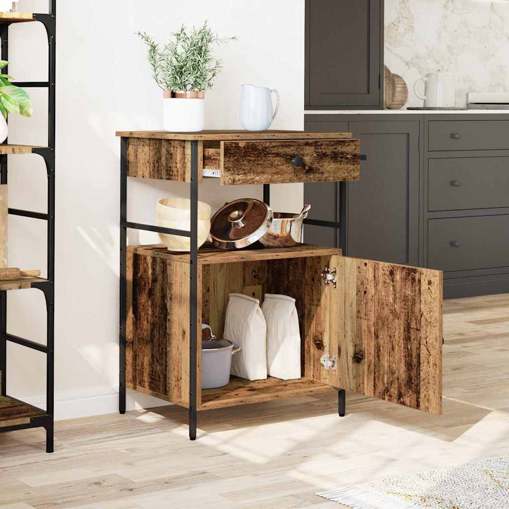 Carro de Cocina Madera vieja 56 x 43 x 89,5 cm