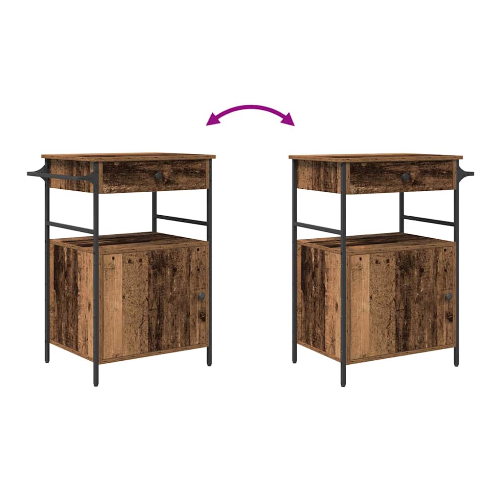 Carro de Cocina Madera vieja 56 x 43 x 89,5 cm