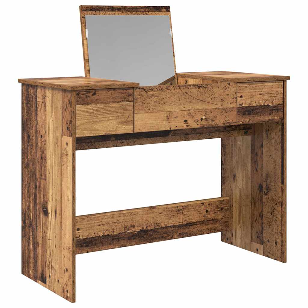 Mesa Cosmética con cajón Madera vieja 100 x 45 x 76 cm