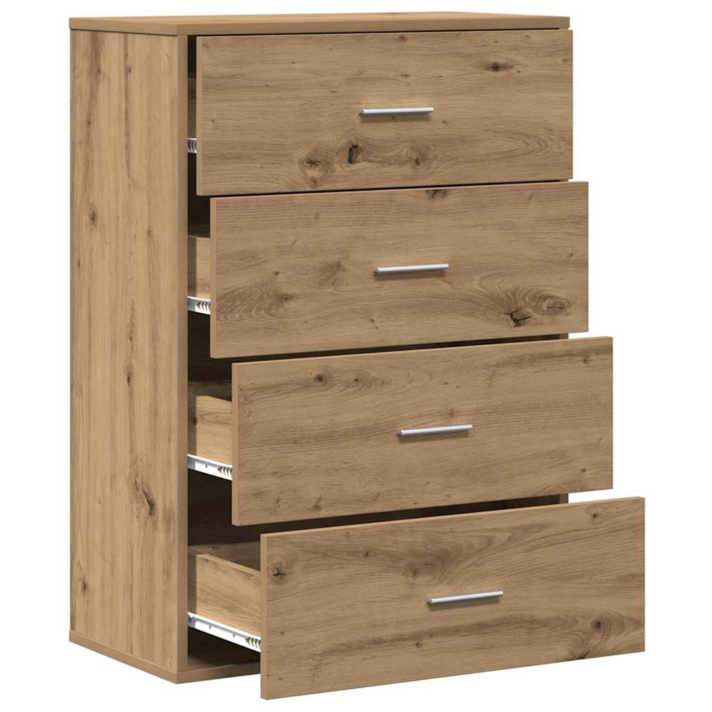 Aparador Roble artesanal 60 x 31 x 84 cm Madera de ingeniería