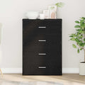 Aparador Roble Negro 60 x 31 x 84 cm Madera de ingeniería