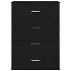 Aparador Roble Negro 60 x 31 x 84 cm Madera de ingeniería