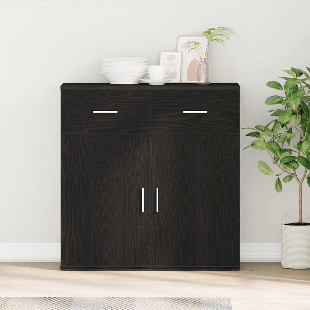 Old Wooden Sideboard 78 x 38 x 80 cm Engineered Wood