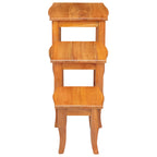 Mesas de anidación 3 pcs Natural Madera de Caoba Sólida