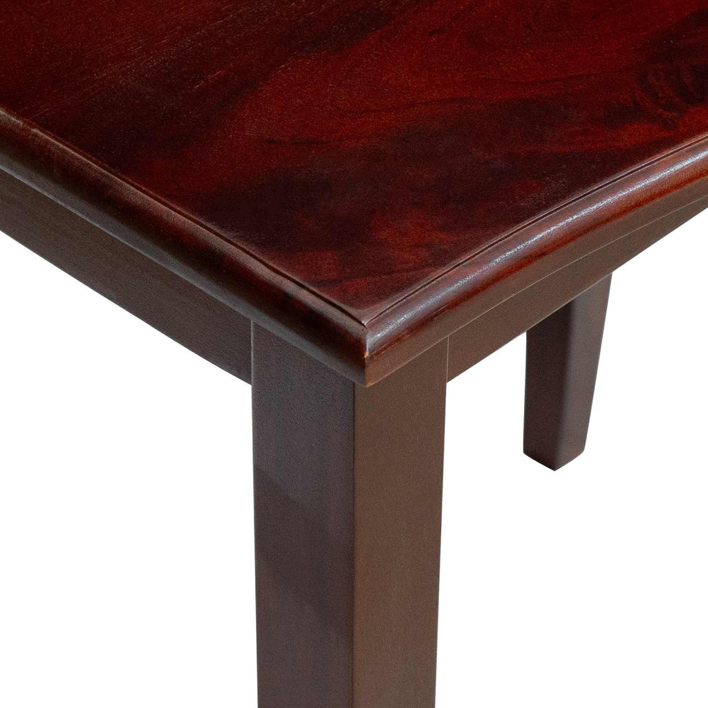 Mesas de anidación 3 pcs Marrón Madera de Caoba Sólida