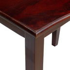 Mesas de anidación 3 pcs Marrón Madera de Caoba Sólida