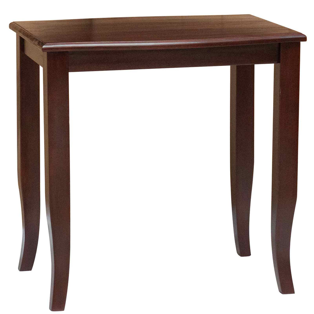 Mesas de anidación 3 pcs Marrón Madera de Caoba Sólida