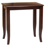 Mesas de anidación 3 pcs Marrón Madera de Caoba Sólida