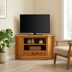 MuebledeTVdeesquina con cajón Natural 79 x 40 x 46 cm