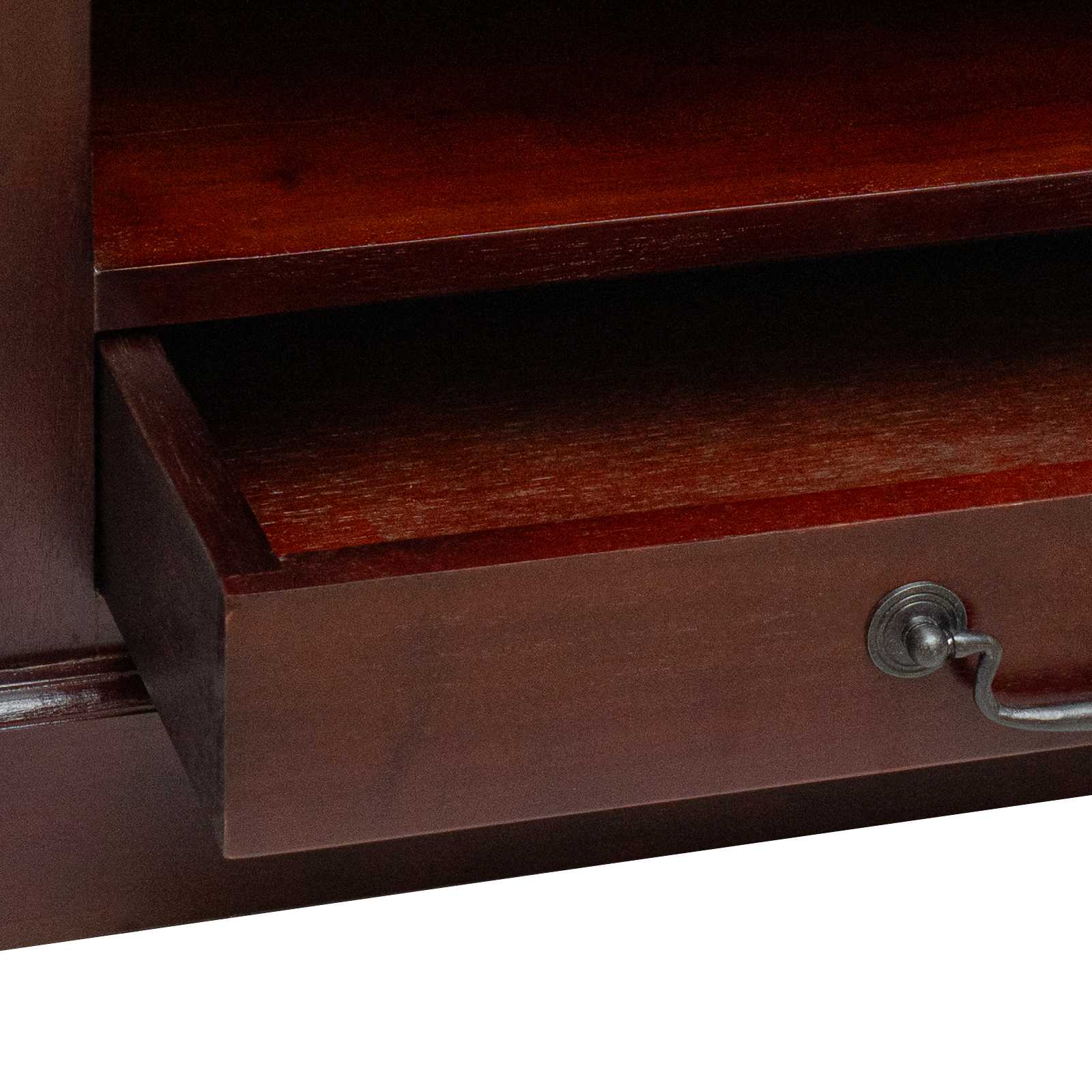 MuebledeTVdeesquina con cajón Marrón 80 x 40,5 x 45 cm