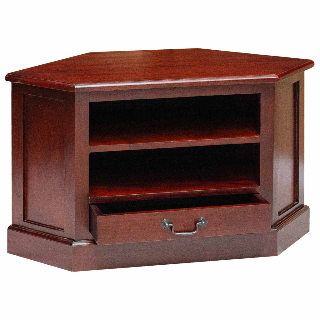 MuebledeTVdeesquina con cajón Marrón 80 x 40,5 x 45 cm