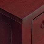 Cajonera Marrón 45 x 35 x 100,5 cm Madera de Caoba Sólida
