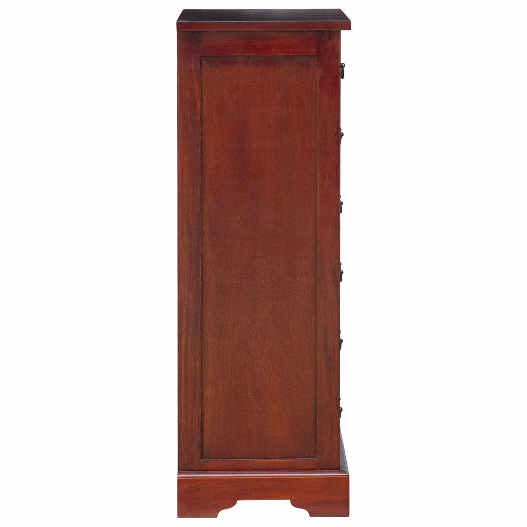 Cajonera Marrón 45 x 35 x 100,5 cm Madera de Caoba Sólida
