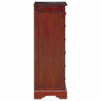 Cajonera Marrón 45 x 35 x 100,5 cm Madera de Caoba Sólida