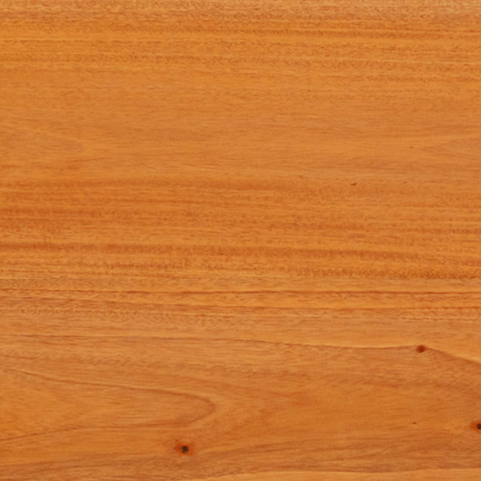Mueble de TV Natural 100 x 40,5 x 46 cm Madera de Caoba Sólida