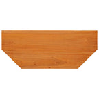 Mueble de TV Natural 100 x 40,5 x 46 cm Madera de Caoba Sólida