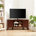 Mueble de TV Marrón 100 x 40,5 x 46 cm Madera de Caoba Sólida