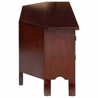 Mueble de TV Marrón 100 x 40,5 x 46 cm Madera de Caoba Sólida