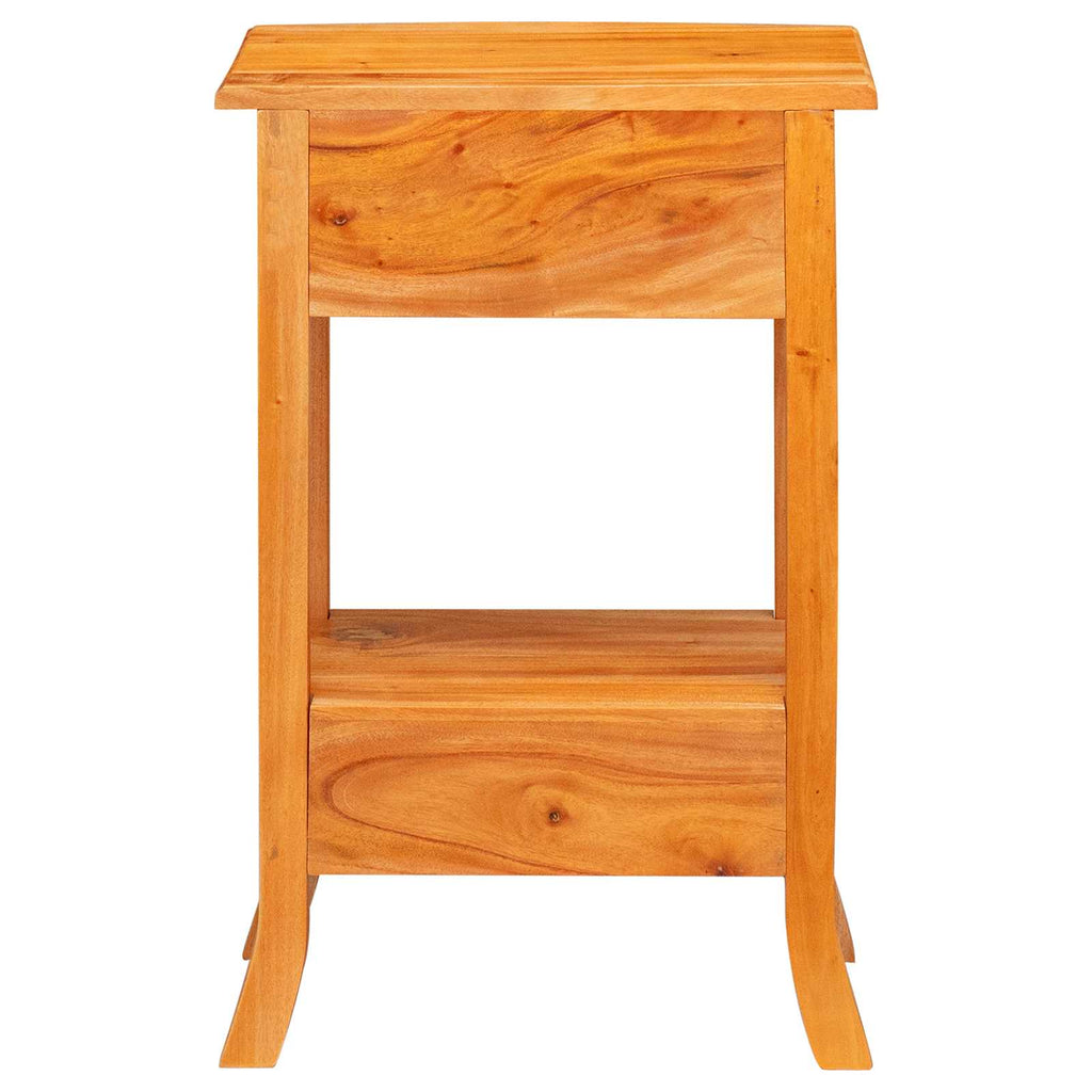 Mesa Consola Natural 50,5 x 30 x 75,5 cm Madera de Caoba Sólida