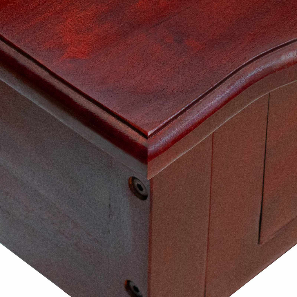 Mesa Consola Marrón 50 x 29,5 x 76 cm Madera de Caoba Sólida