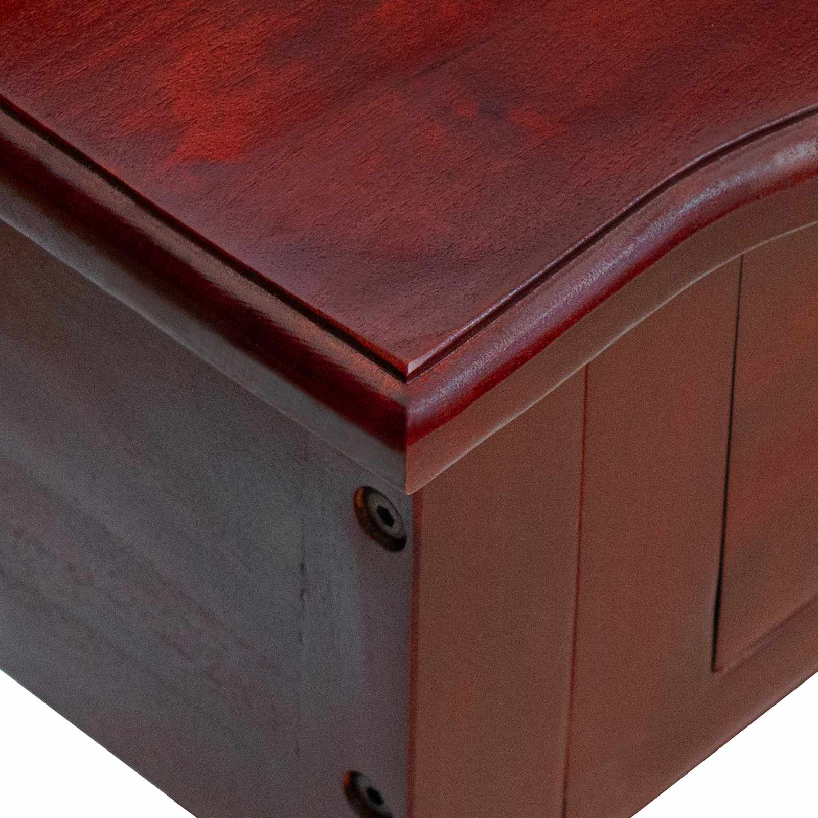 Mesa Consola Marrón 50 x 29,5 x 76 cm Madera de Caoba Sólida