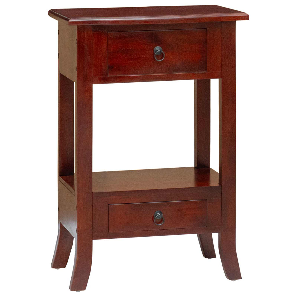 Mesa Consola Marrón 50 x 29,5 x 76 cm Madera de Caoba Sólida