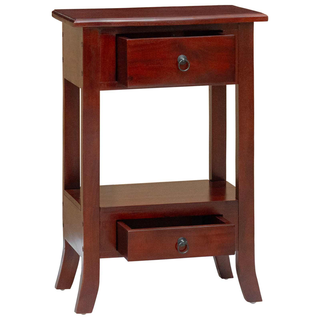 Mesa Consola Marrón 50 x 29,5 x 76 cm Madera de Caoba Sólida