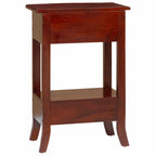 Mesa Consola Marrón 50 x 29,5 x 76 cm Madera de Caoba Sólida
