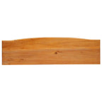 Mesa Consola Natural 115 x 32 x 76 cm Madera de Caoba Sólida