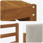 Conjunto de sofás de exterior 5 pcs Gris Natural y Claro