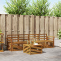 Juegos de sofás Natural Madera de Acacia Sólida
