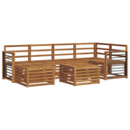 Juegos de sofás Natural Madera de Acacia Sólida