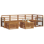 Juegos de sofás Natural Madera de Acacia Sólida