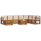 Conjunto de Sofá Seccional 9 pcs Natural