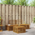 Conjunto de sofás de exterior Natural 59 x 59 x 37 cm