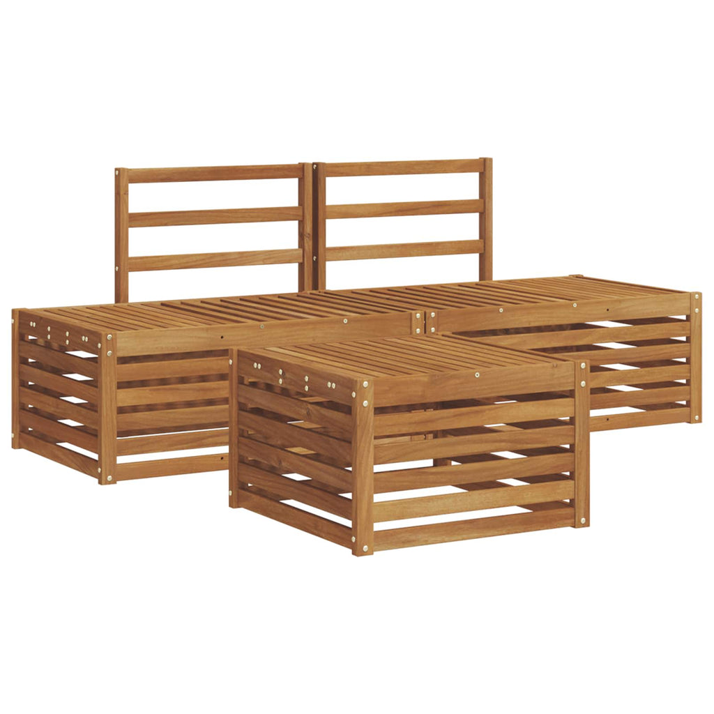 Conjunto de sofás de exterior Natural 59 x 59 x 37 cm