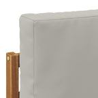 Conjunto de sofás de exterior 7 Pieza Gris Natural y Claro