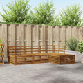 Conjunto de sofás de exterior Natural 245,5 x 162,5 x 73 cm