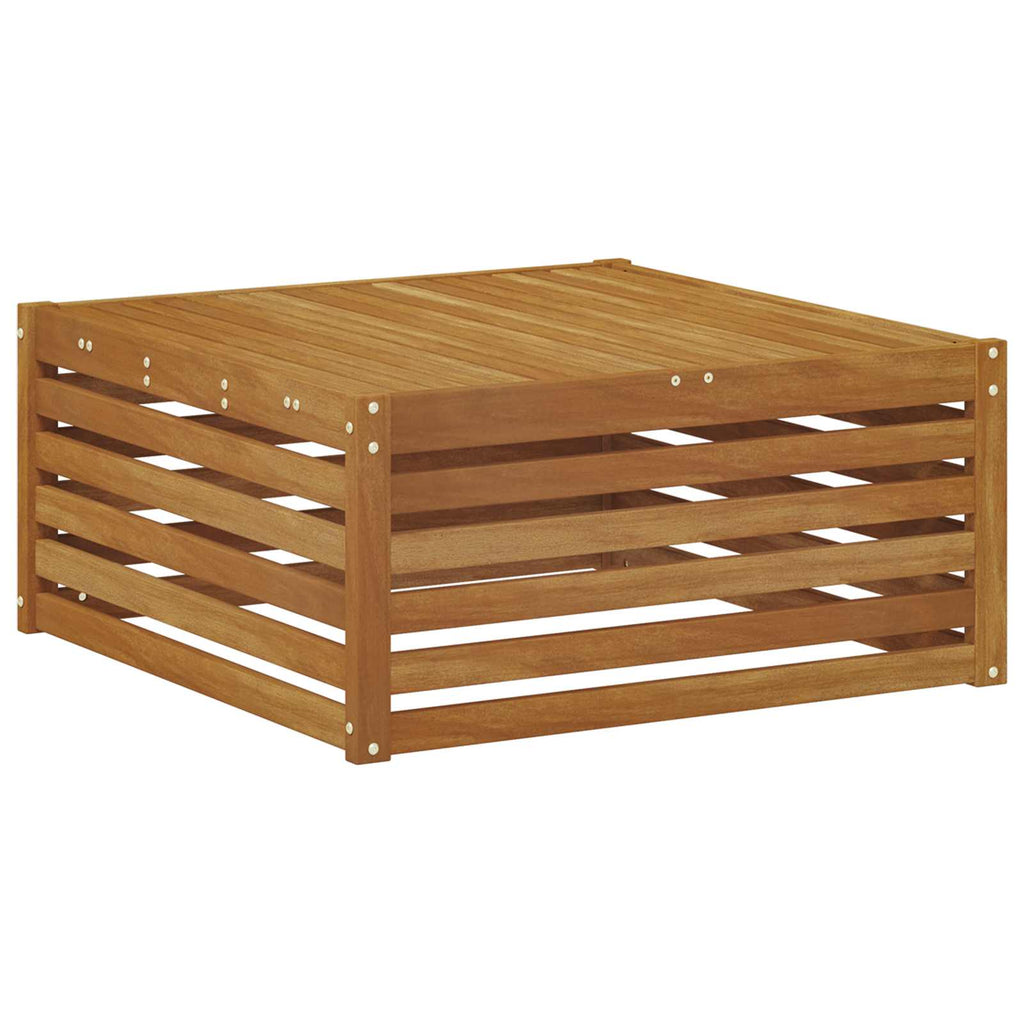 Conjunto de sofás de exterior con cojín 3 Pieza Natural y Beige