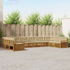 Conjunto de sofás de exterior 4 pcs