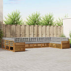 Conjunto de sofás de exterior 4 pcs