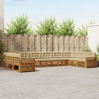 Conjunto de sofás de exterior 4 pcs