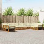 Conjunto de sofás de exterior 4 pcs