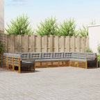 Conjunto de sofás de exterior 4 pcs